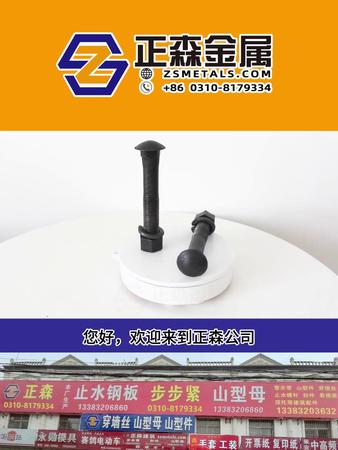 正森 4.8级高强度鱼尾螺栓 高强度轨道螺栓 蘑菇头螺栓